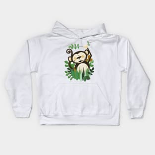 Monkey in the Jungle Kids Hoodie